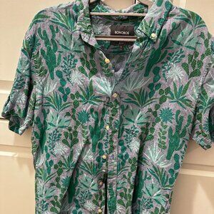 Bonobos Chambray/Cactus Riviera Shirt